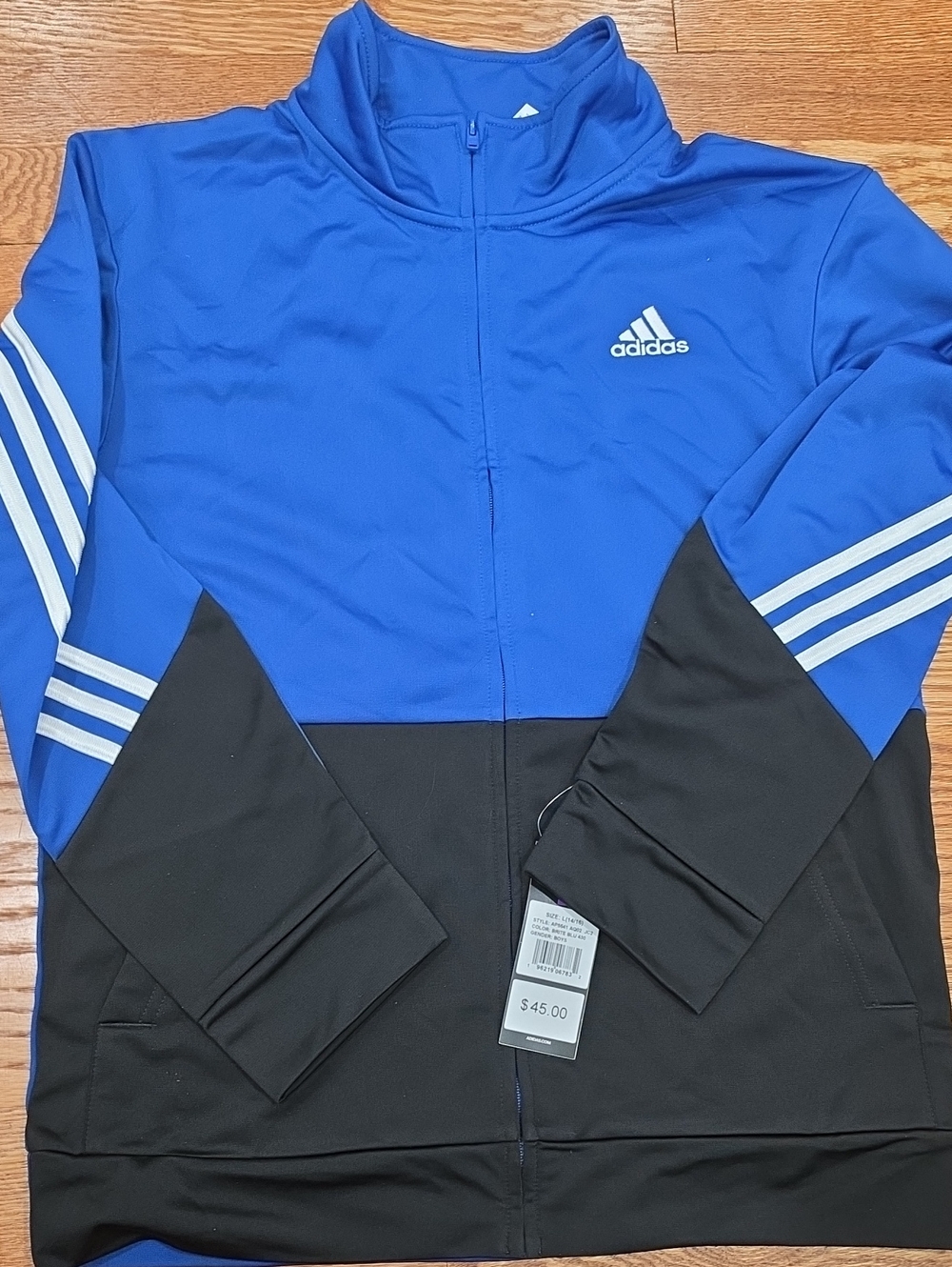 Adidas Black Track Jacket L